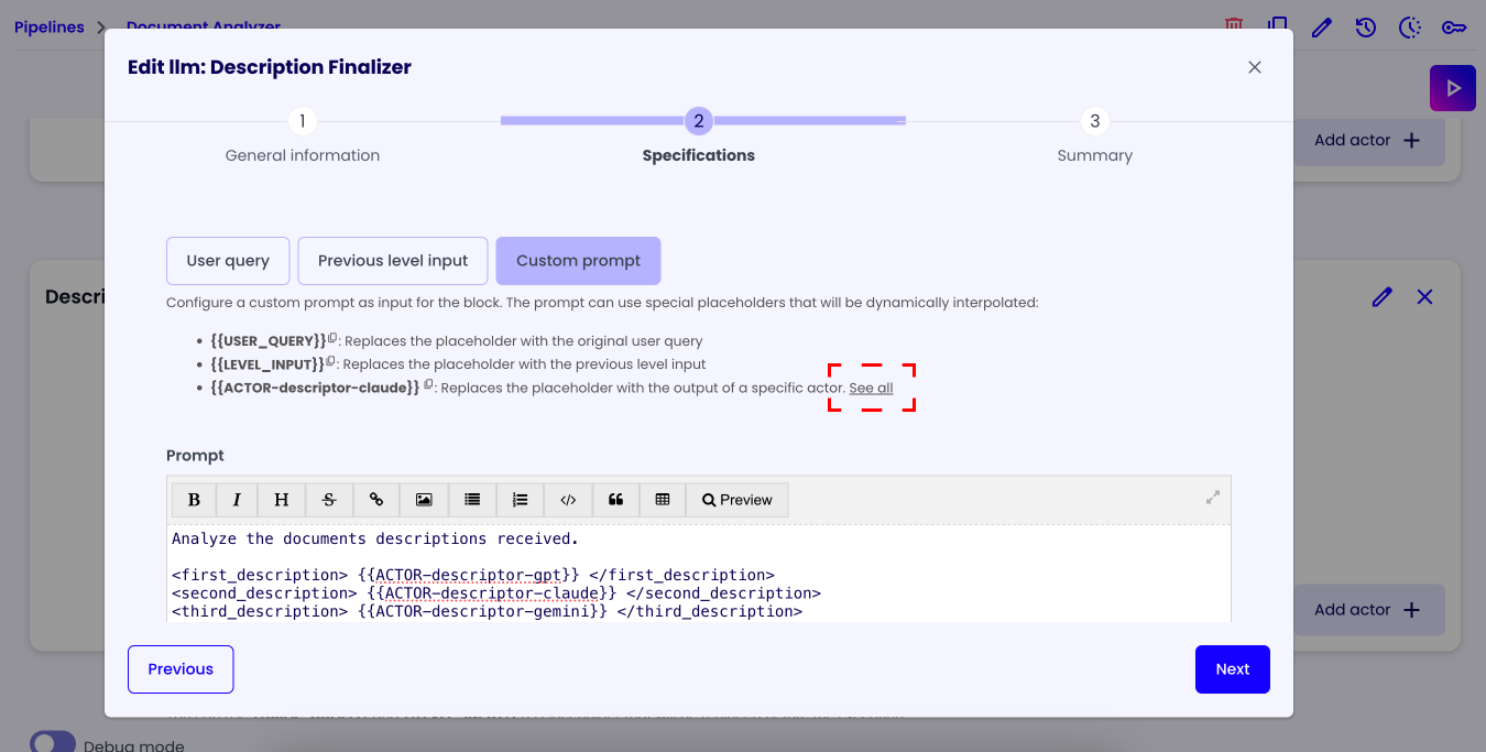 Document Analyzer Step 11