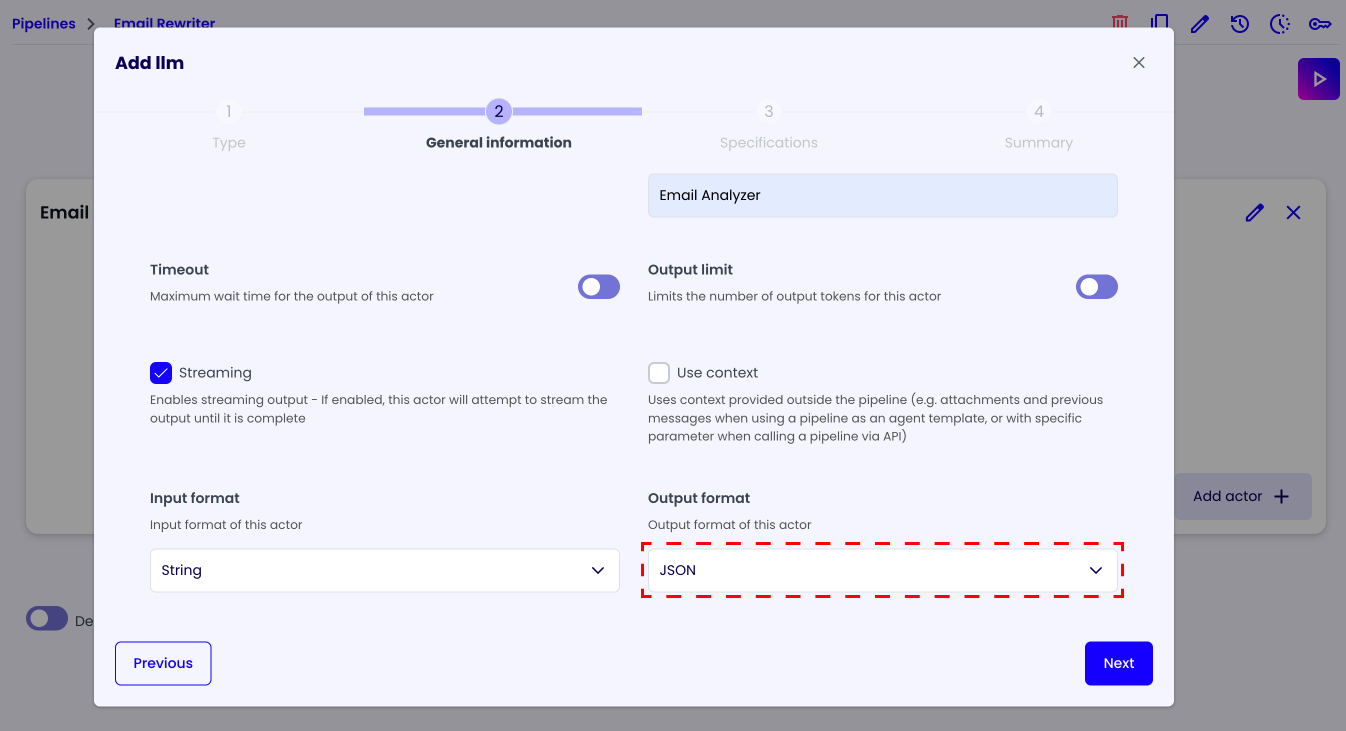 Email Rewriter Step 3
