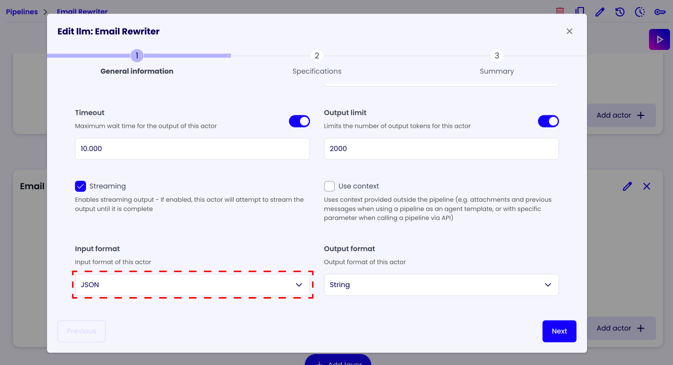Email Rewriter Step 9