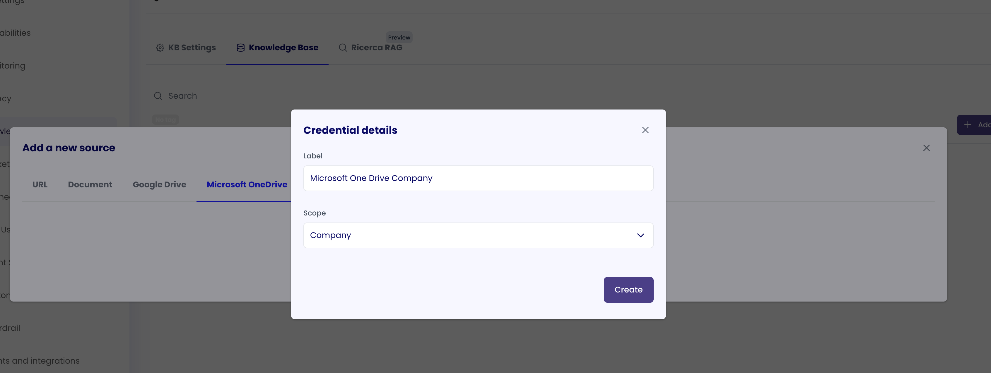 OneDrive Knowledge Base Setup