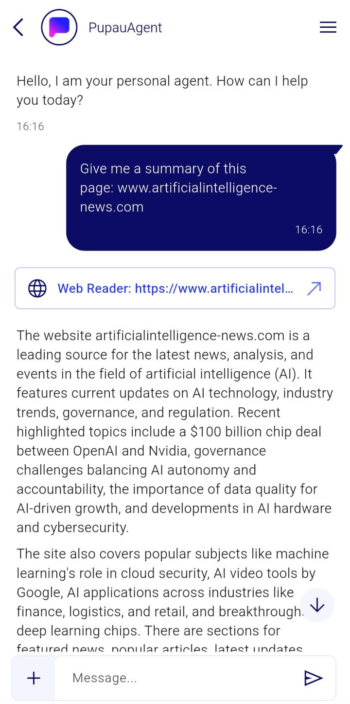 Web Reader Tool Mobile