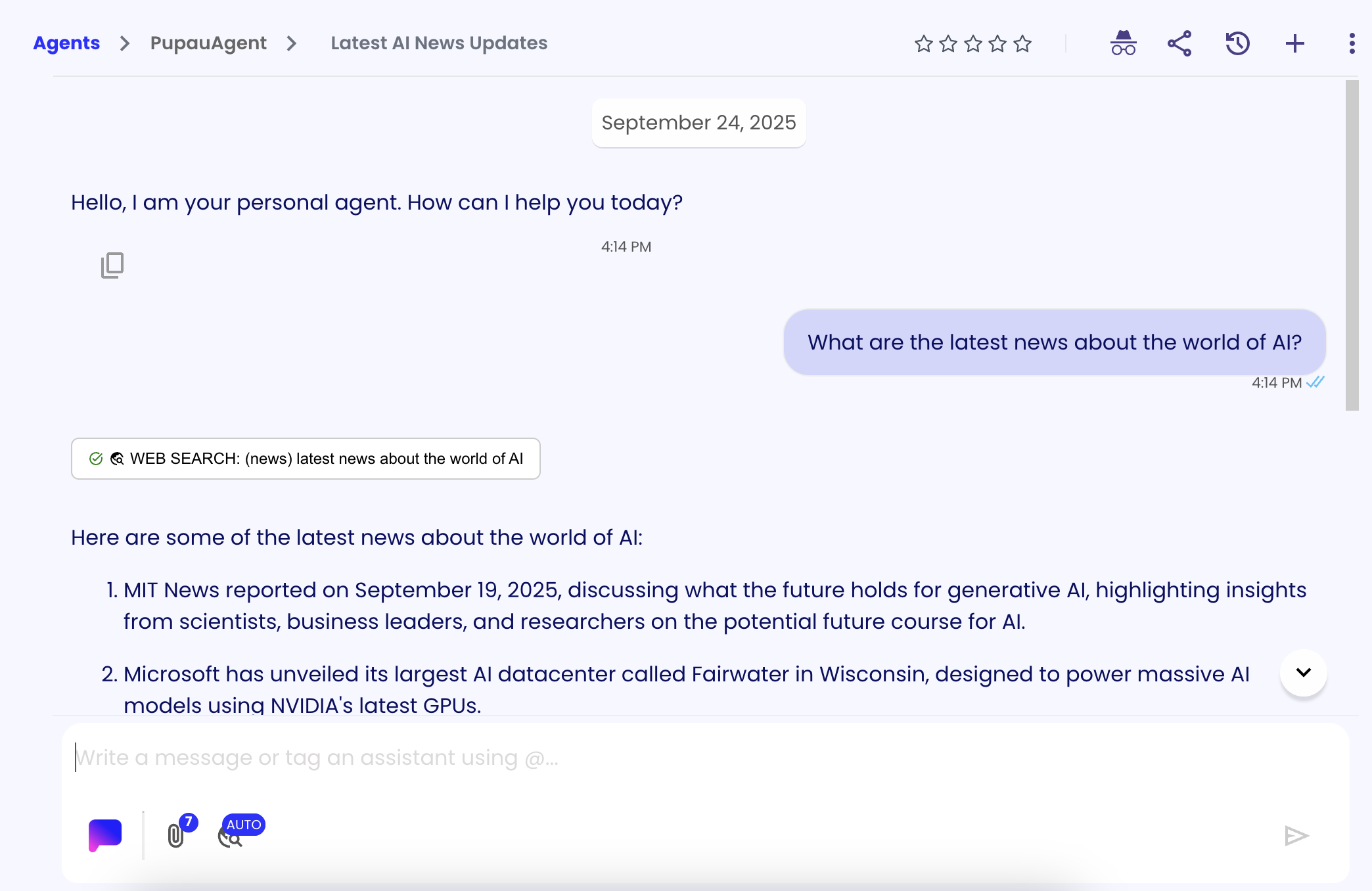 Web Search Tool
