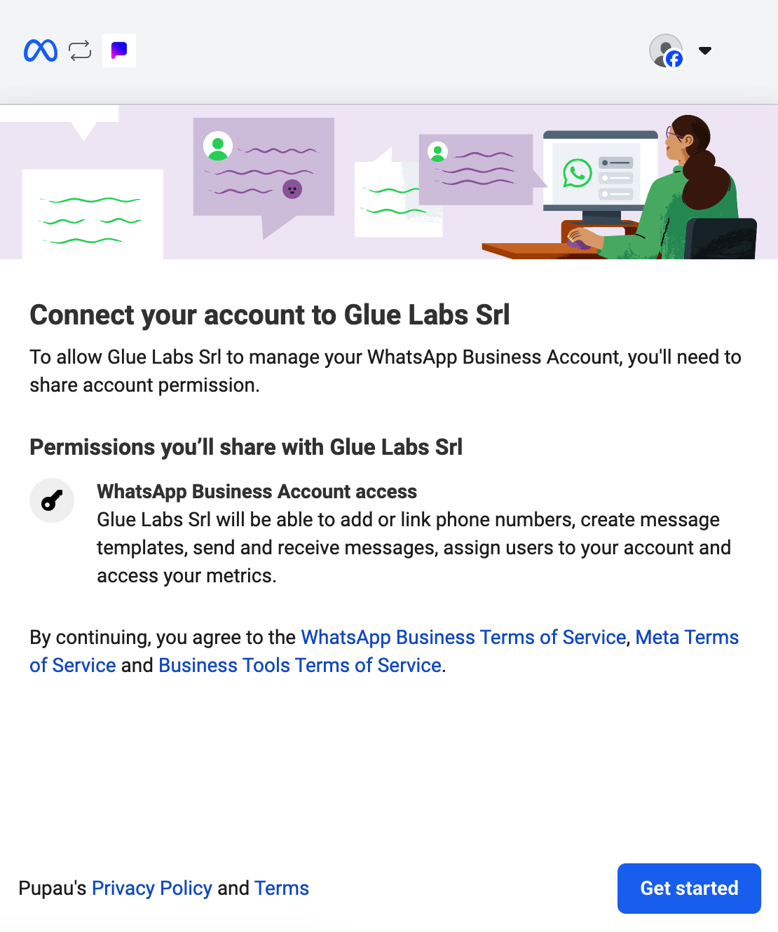 WhatsApp Connector Step 3