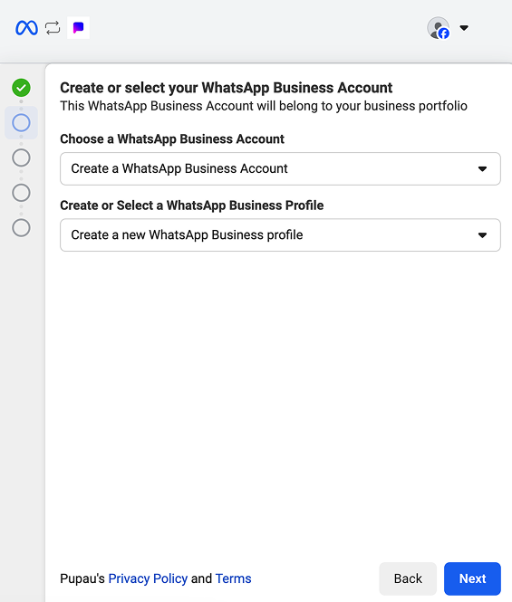 WhatsApp Connector Step 5