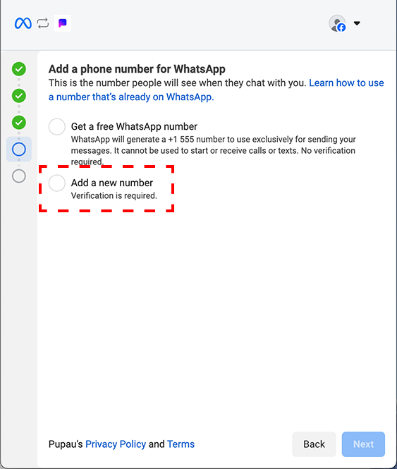 WhatsApp Connector Step 6