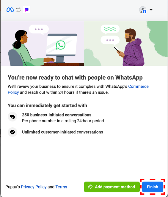 WhatsApp Connector Step 8